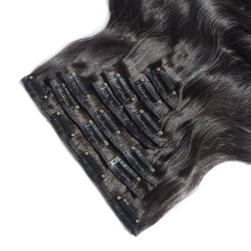 10 Stück 120 g Clip-In-Haarverlängerungen
